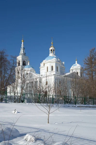 Monasterio Spaso Blachernae Dedenevo Región Moscú Rusia Catedral Del Salvador — Foto de Stock