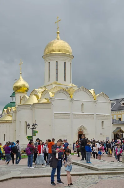 Sergiev Posad Russie Juillet 2019 Sainte Trinité Sergius Lavra Cathédrale — Photo
