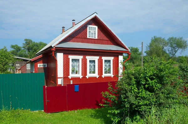 Holzhaus Der Region Twer Russland — Stockfoto
