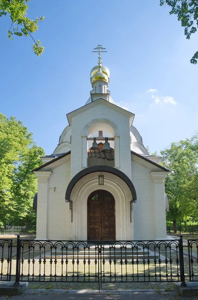 Keresztelő Szent János Lefejezésének Temploma Novodevichy Kolostorban Moszkvában Oroszországban — Stock Fotó