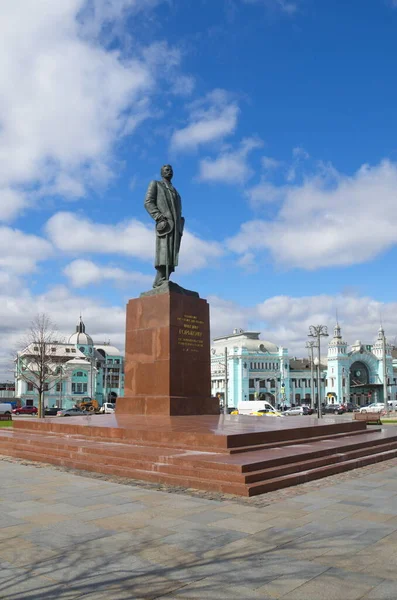 Moskau Russland April 2021 Denkmal Für Den Großen Russischen Schriftsteller — Stockfoto