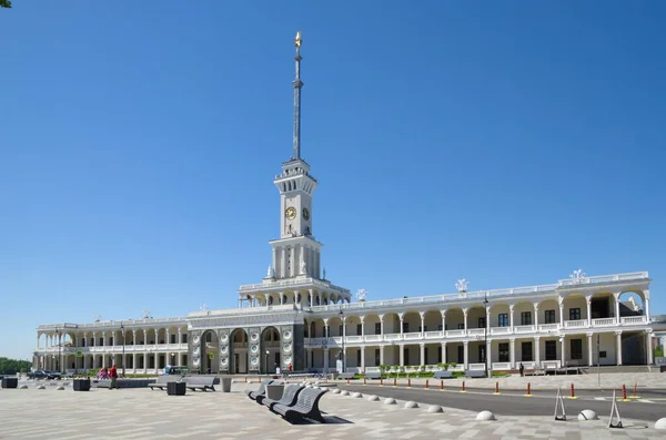 Moscou Rússia Junho 2021 Vista Edifício Estação Rio Norte Após — Fotografia de Stock