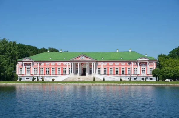 Moscou Rússia Junho 2021 Palácio Conde Sheremetev Propriedade Kuskovo Big — Fotografia de Stock