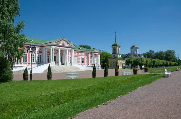 Moscú Rusia Junio 2021 Kuskovo Estate Día Soleado Verano Palacio —  Fotos de Stock