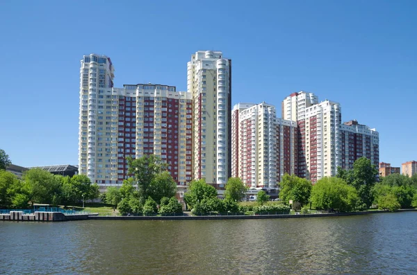 Mosca Russia Giugno 2021 Complesso Residenziale Vasco Gama Sulla Riva — Foto Stock