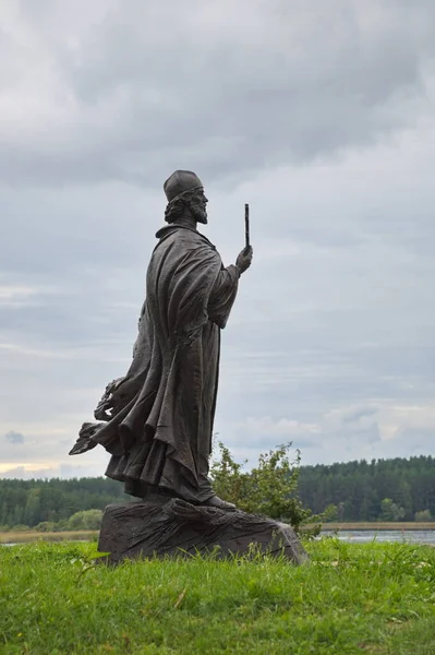 Regio Tver Rusland Augustus 2021 Monument Voor Held Van Eerste — Stockfoto