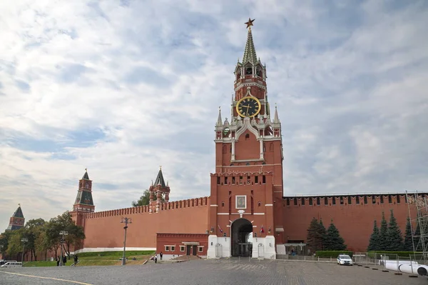 Moscú Rusia Septiembre 2021 Vista Otoño Plaza Roja Las Torres — Foto de Stock