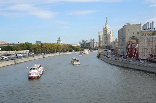 Vista del río Moscú, Rusia — Foto de Stock