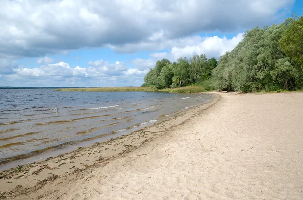 На березі озера Селігер — стокове фото