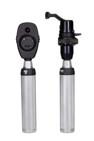 Retinometro e oftalmoscopio con manico . — Foto Stock