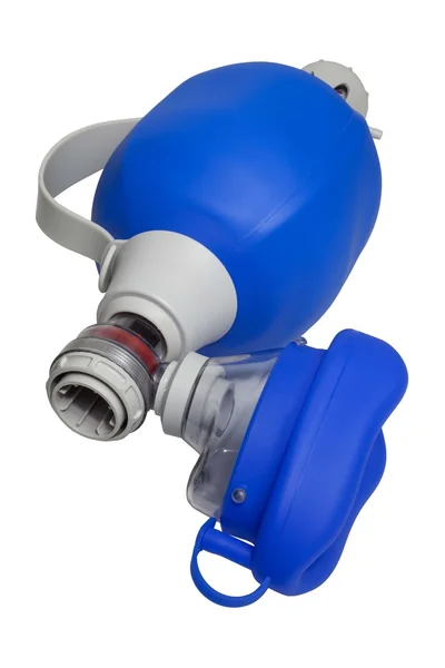 Ambu torbası beyaz zemin üzerine yetişkinler için.