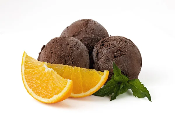 Bolos de sorvete de chocolate — Fotografia de Stock
