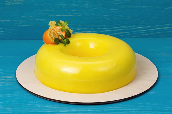 Ciasto musujące mango — Zdjęcie stockowe