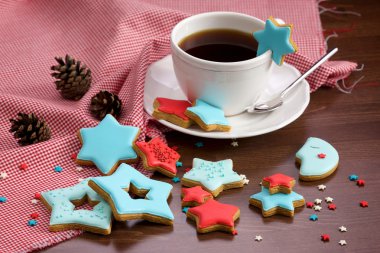 Yıldız Noel gingerbread çerezleri - xmas