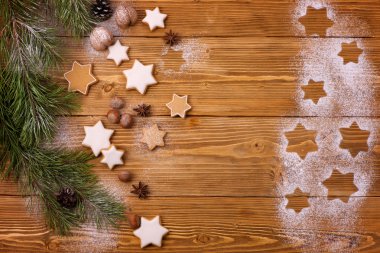 Zencefilli kurabiye yıldız 