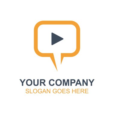 Video oynatımını kayıt vektör simge Logo