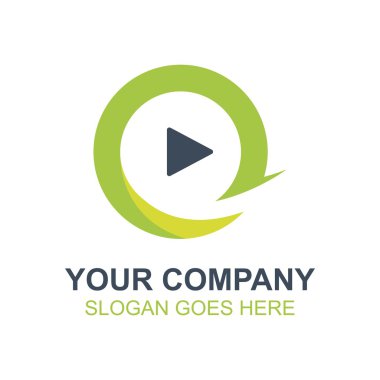 Video oynatımını kayıt vektör simge Logo