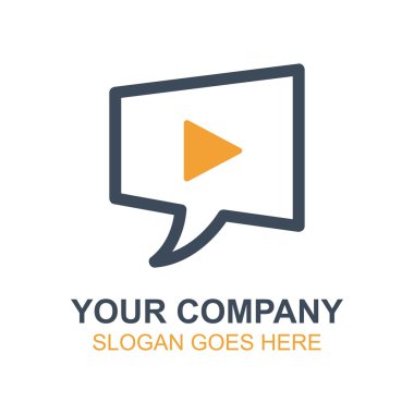 Video oynatımını kayıt vektör simge Logo