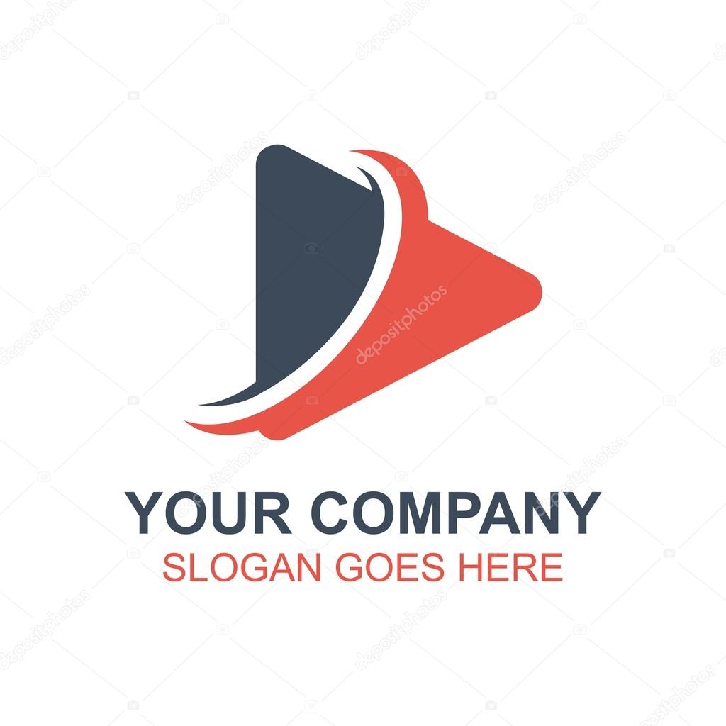Video Play Record Vector Icon Logo