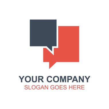 Şirket Meydanı vektör simge Logo