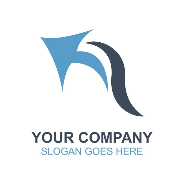 Seta Vector ícone logotipo —  Vetores de Stock
