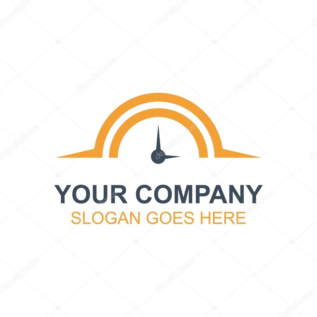 Time Watch Clock Icon Vector Logo