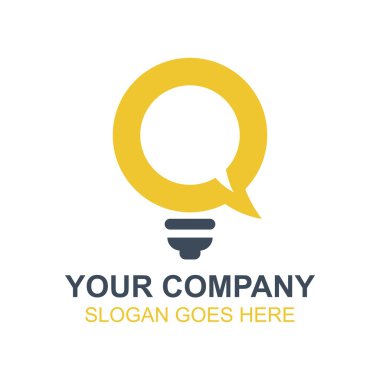 Fikir yaratıcı vektör simge Logo