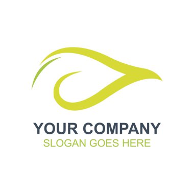 Yaprak yeşil ağaç organik simge vektör Logo
