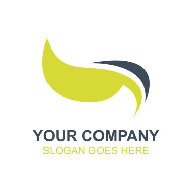 Yaprak yeşil ağaç organik simge vektör Logo