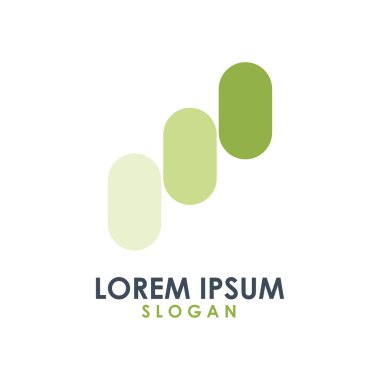 Ok grafik iş Finans Hayatinizda simge vektör Logo