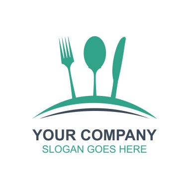 Gurme simge vektör Logo yemek Restoran