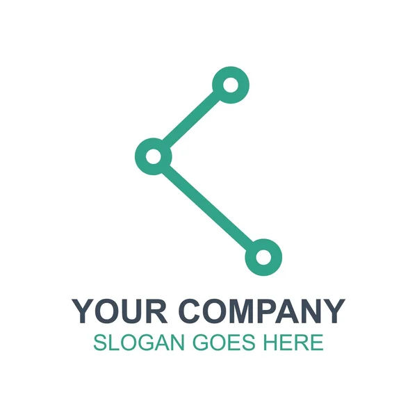 Logo vectoriel d'icône d'affaires d'entreprise de triangle — Image vectorielle