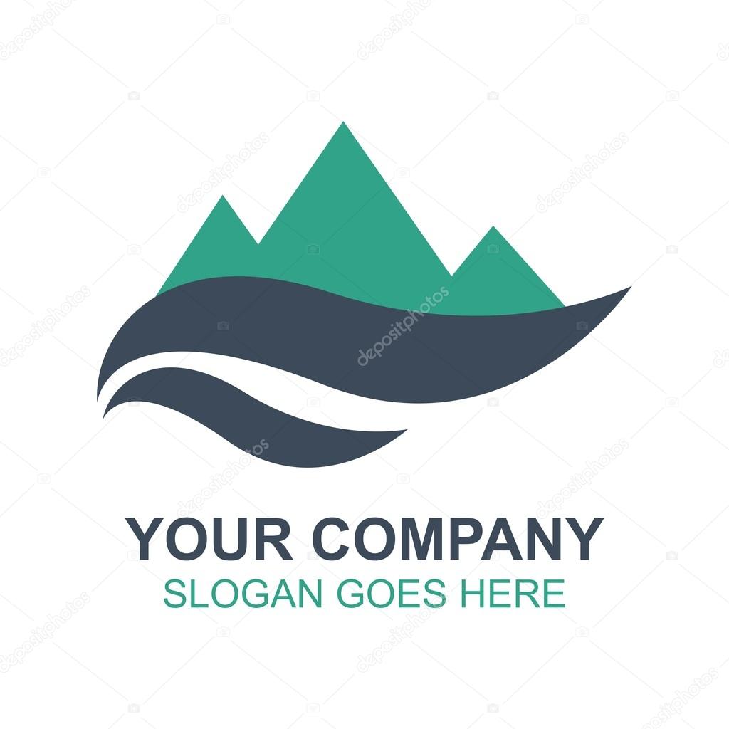 Mountain Travel Volcano Icon Vector Logo