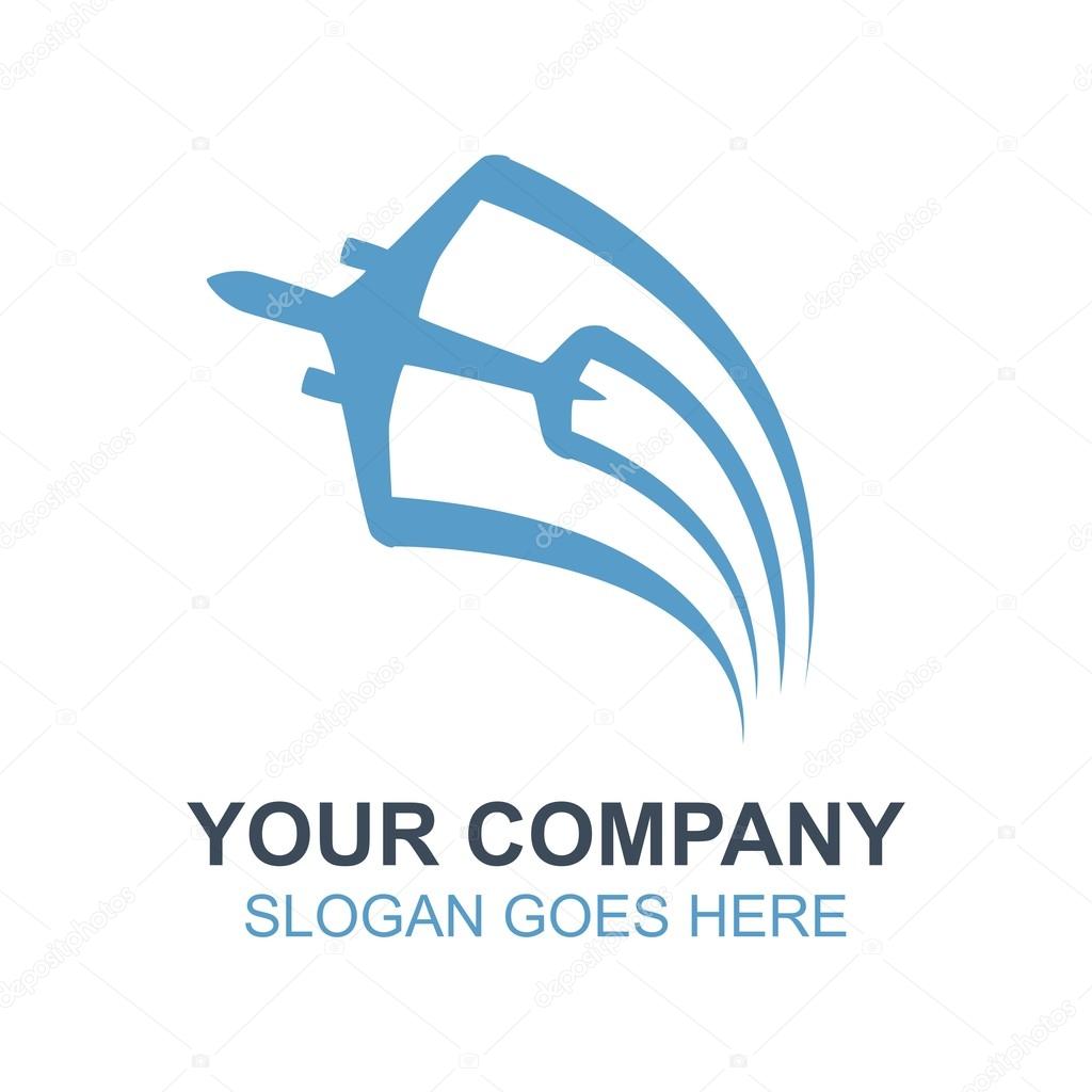 Travel Travelling Airlane Icon Vector Logo