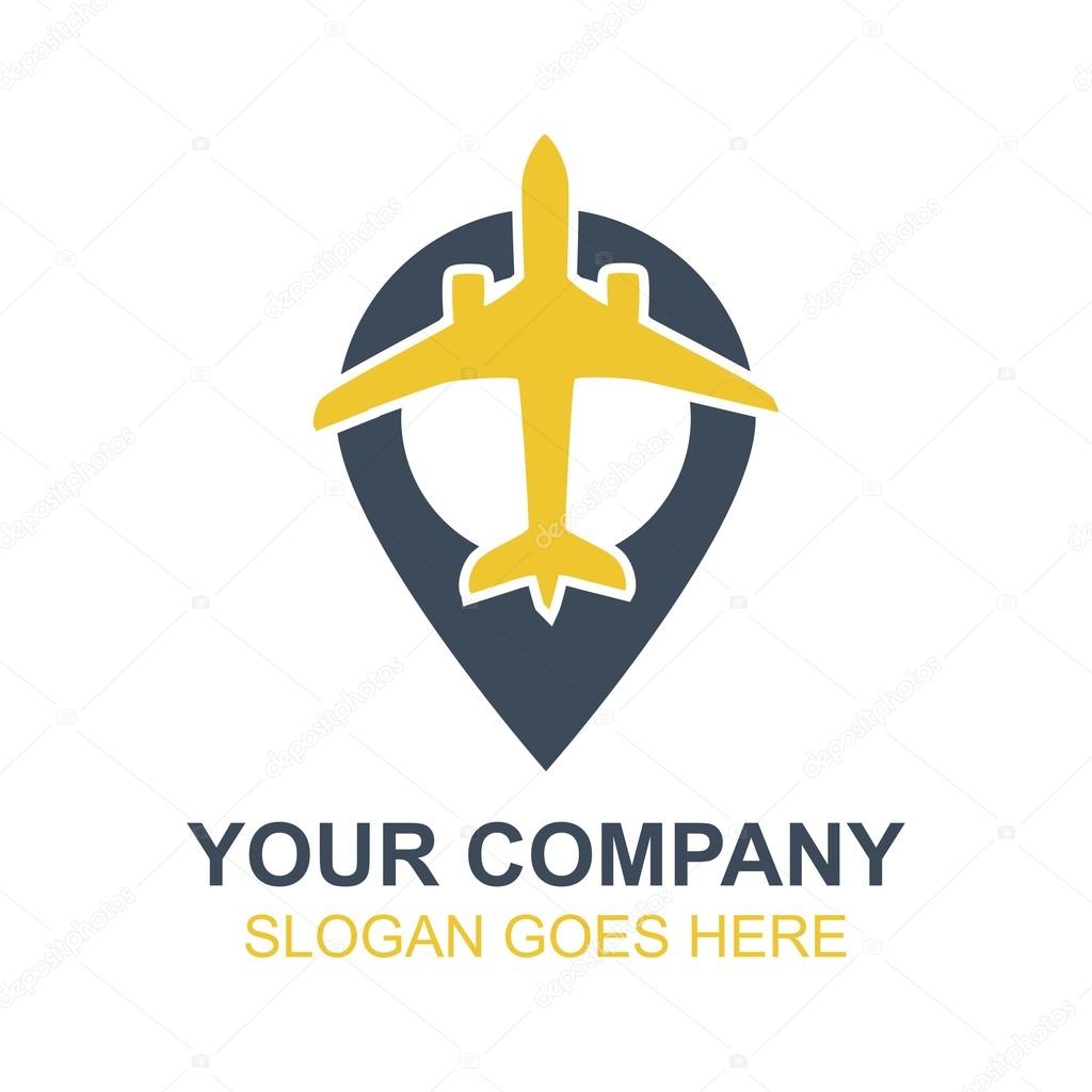 Travel Travelling Airlane Icon Vector Logo