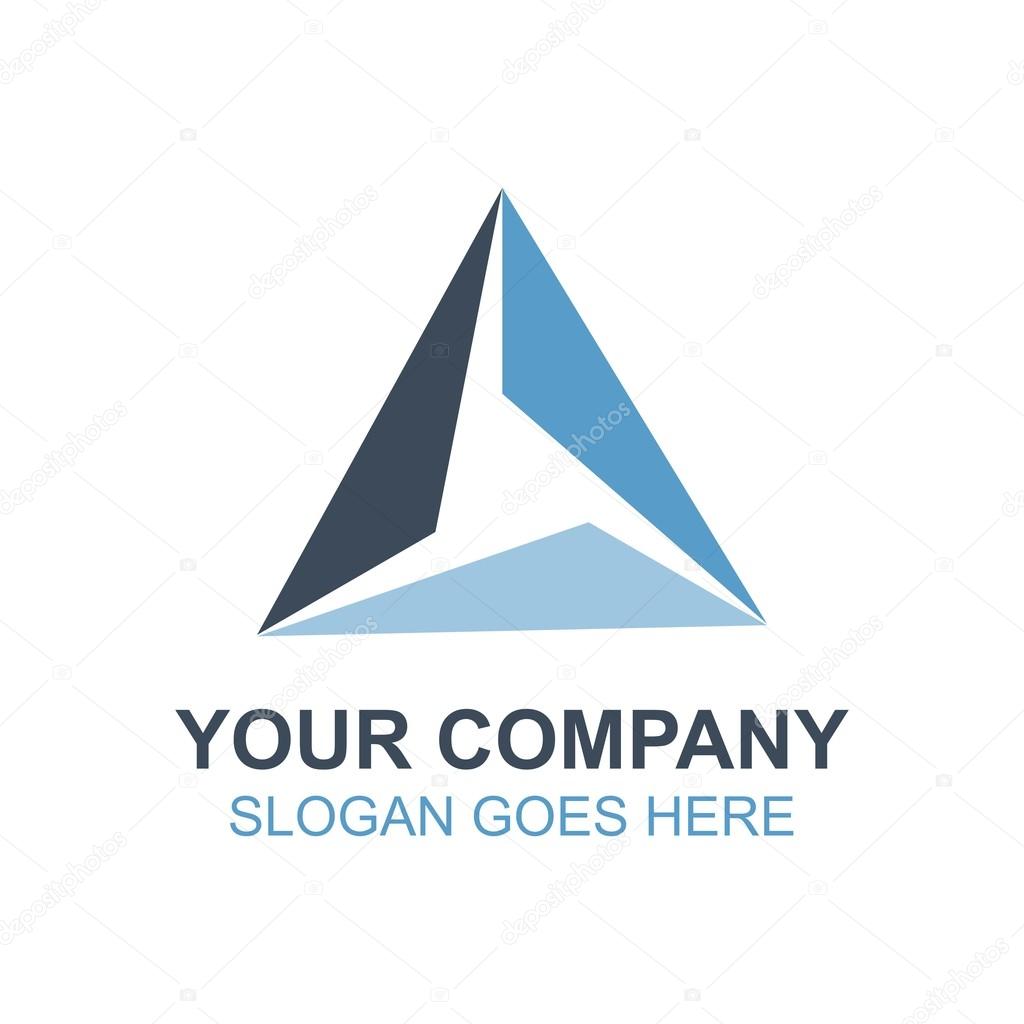 Triangle Company Business Icon Vector Logo