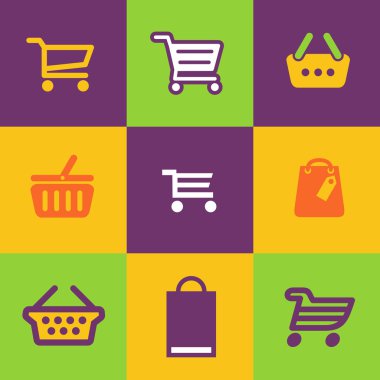 Sepetleri Icon set