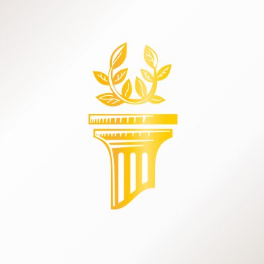 Antik altın sütun