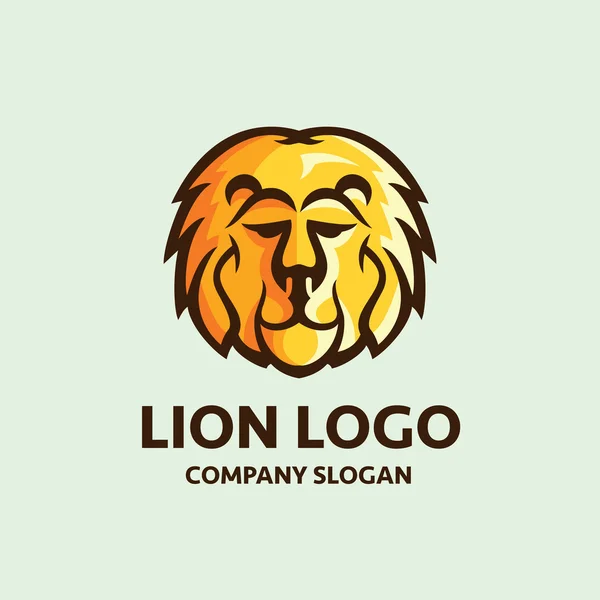 Lion idea logo — Stock Vector