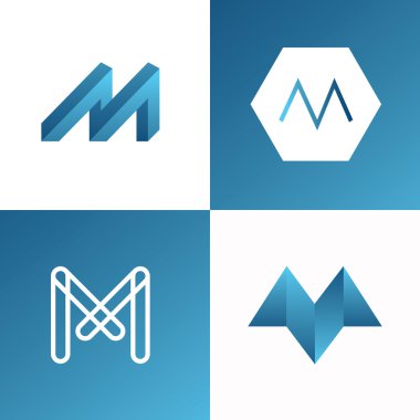 simgeler dayalı harf M