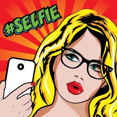 Telefon - Selfie kadın Talking!