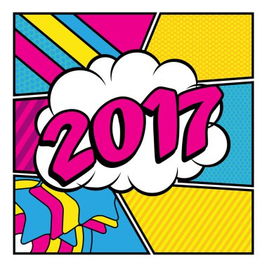 Pop Art çizgi roman simgesi 