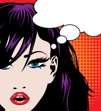 Pop art kız
