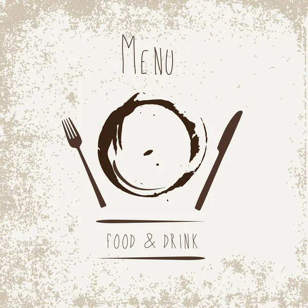 Menu restaurant design — Image vectorielle