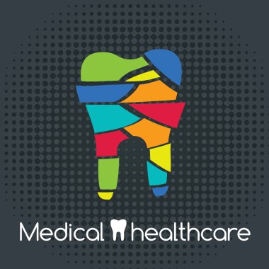 tıbbi sağlık. Diş simgesi