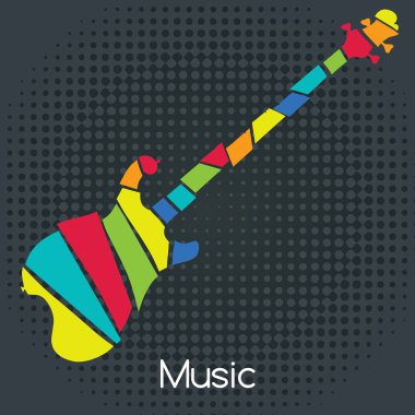 Elektrik Retro gitar