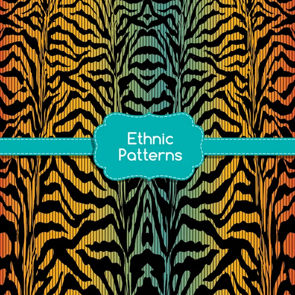 Etnik kabileleri desenleri süsleme.
