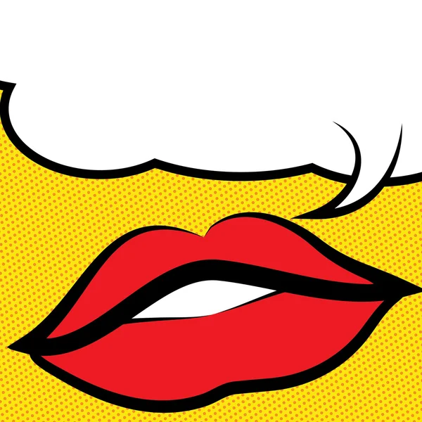 Pop art lips. Stock Illustration by ©Gal_Amar 94379054