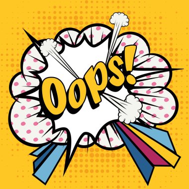 Pop Art çizgi roman simgesi 