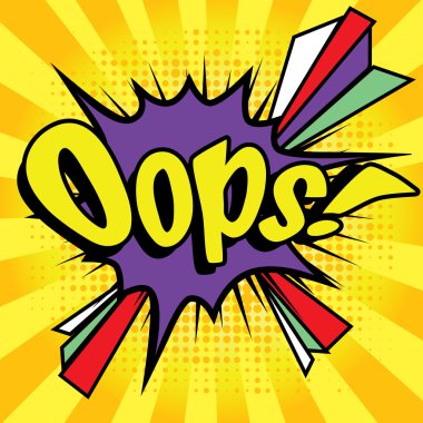 Pop Art çizgi roman simgesi 